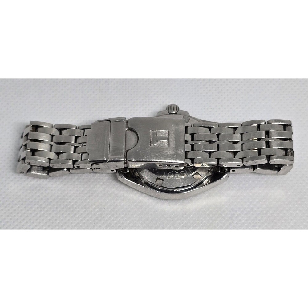 Women's Tissot 1853 Silver Tone Dial Date Royal Oak Bezel Bracelet Band Watch 10 - Picture 6 of 7